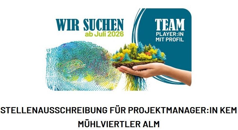 Stellenausschreibung KEM Mühlviertler Alm