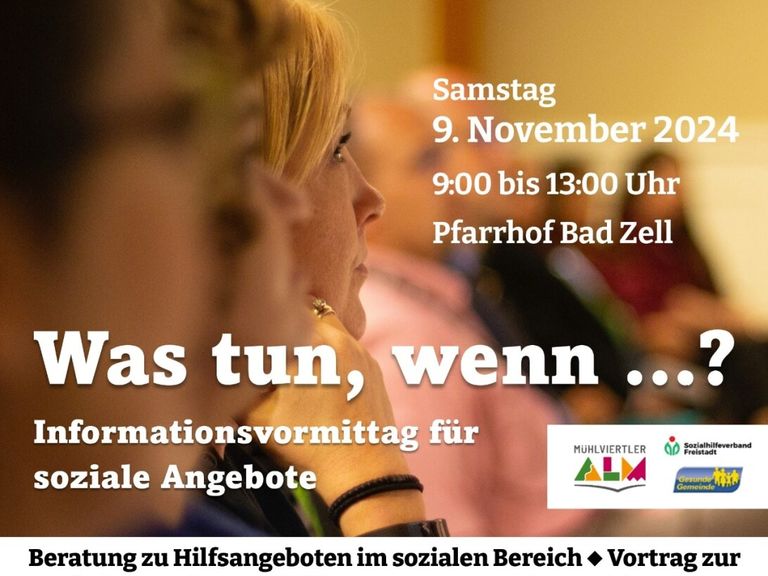 Was tun, wenn ... Informationsvormittag für soziale Angebote Was tun, wenn ... Informationsvormittag für soziale Angebote