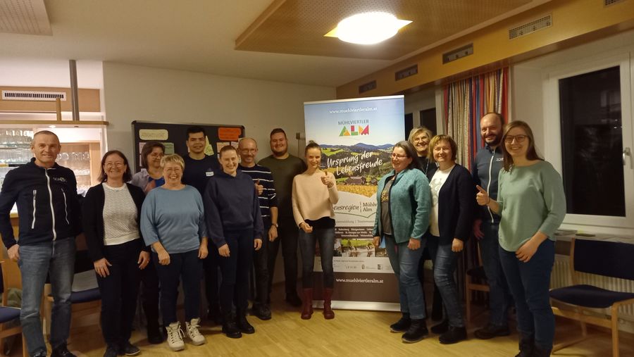 Die Teilnehmenden des Workshops Veranstaltungen mit Biss