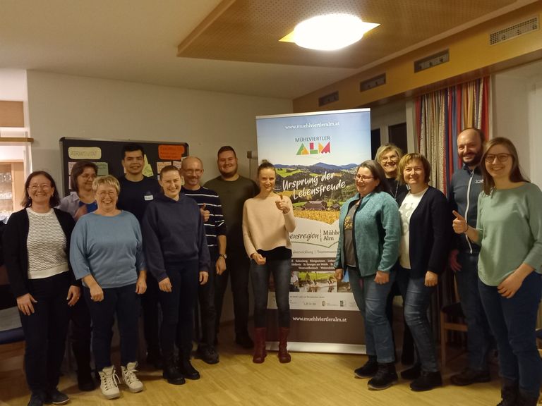 Die Teilnehmenden des Workshops Veranstaltungen mit Biss