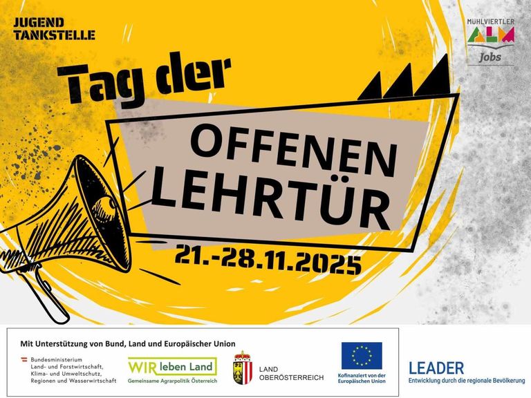 Tag der offenen Lehrtür 21. bis 28.11.2025 Tag der offenen Lehrtür 21. bis 28.11.2025