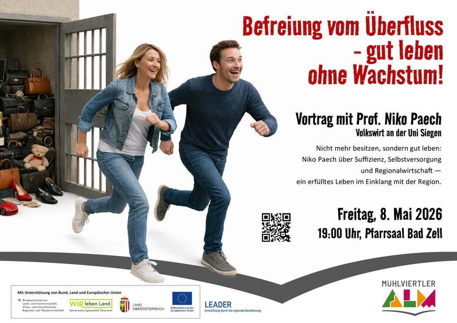 Vortrag Nico Paech in Bad Zell am 08. Mai 2026