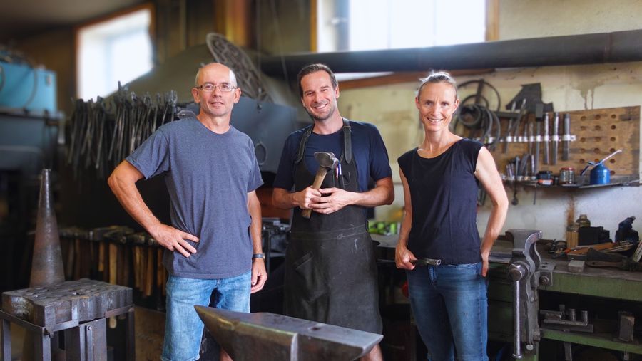 Start der Projektschmiede - Donnerstag 24. September 2026 im Pfarrsaal Königswiesen mit am Bild Andreas Hunger, Daniel Gasserbauer und Astrid Hollaus
